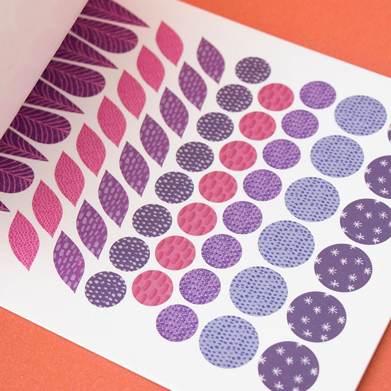 Libreta con pegatinas